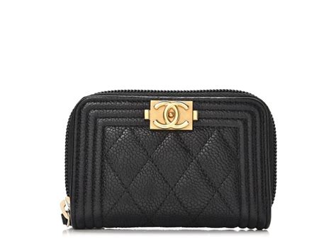 chanel boy zip coin purse|chanel coin purse price.